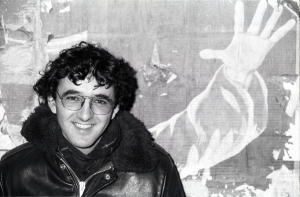 Roberto Bolaño, photo clearly taken in the 1980´s